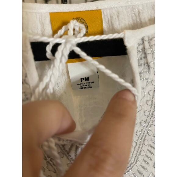 Ruby Rd Peasant Top Women's Sz M Petite - Picture 3 of 4